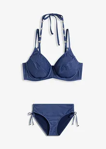 Bikini à armatures (ens. 2 pces) aspect jean, bonprix