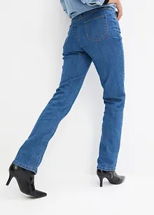 Jean droit taille mi-haute, extensible, bonprix