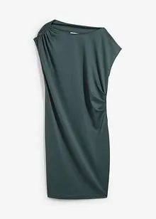 Robe courte en crêpe texturé, bonprix