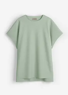 T-shirt plus long derrière en jersey coton épais, bonprix
