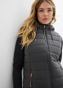 Doudoune longue sans manches, bonprix
