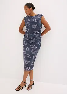Robe midi en mesh, bonprix