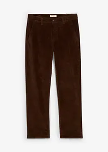 Pantalon droit en velours côtelé extensible, loose, bonprix
