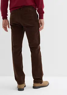 Pantalon droit en velours côtelé extensible, loose, bonprix