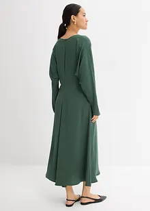 Robe midi à effet drapé, bonprix