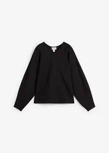 T-shirt manches longues confortable en jersey milano, bonprix