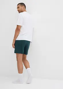 T-shirt et 2 bas de pyjama 100% coton (ens. 3 pces), bonprix