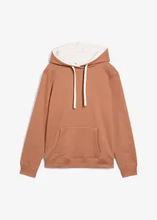 Sweat-shirt à capuche avec détails contrastants, bonprix