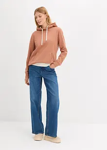 Sweat-shirt à capuche avec détails contrastants, bonprix