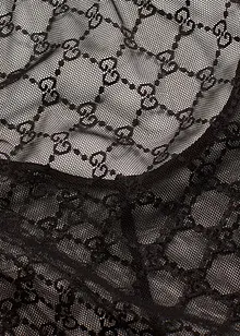 Body avec empiècement tulle, bonprix