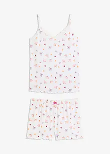 Pyjashort en matière côtelée, bonprix