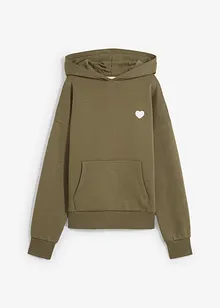 Sweat à capuche en coton mélangé, bonprix