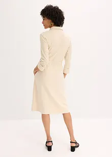 Robe-chemise en jersey milano, bonprix