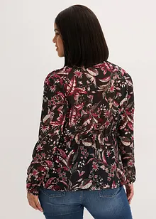 Blouse à lavallière en mousseline, bonprix