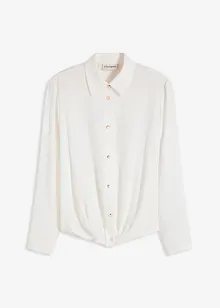Chemisier texturé avec détail noué, bonprix