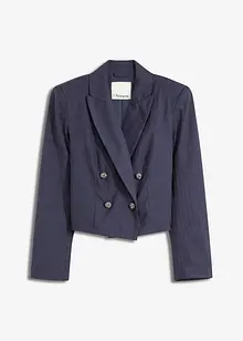 Blazer court et texturé à épaulettes, bonprix
