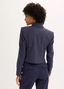 Blazer court et texturé à épaulettes, bonprix