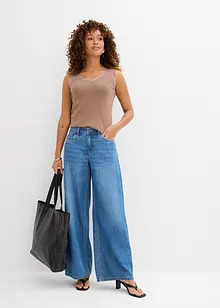 Jean Wide Leg taille mi-haute, bonprix