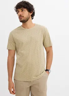 T-shirt 100% coton à l’imprimé minimaliste, bonprix