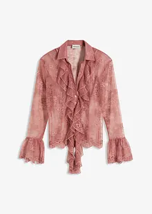 Blouse à dentelle tendance, bonprix