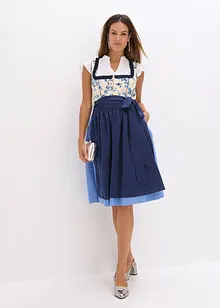 Dirndl avec tablier brodé (ens. 2 pces), bonprix