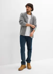 Gilet en maille à motif côtelé, bonprix