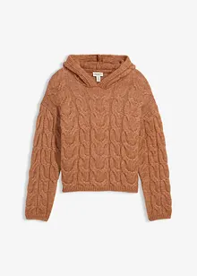 Pull doux en grosse maille contenant de la laine, bonprix