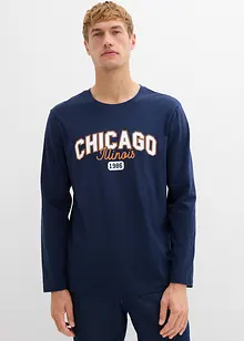 Lot de 2 T-shirts manches longues 100% coton, bonprix