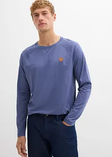 Lot de 2 T-shirts manches longues 100% coton, bonprix