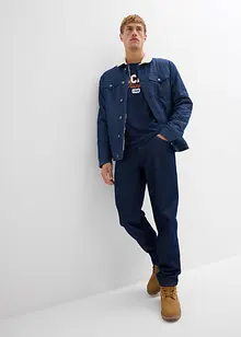 Lot de 2 T-shirts manches longues 100% coton, bonprix