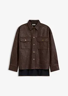 Chemise enduite effet usé, bonprix