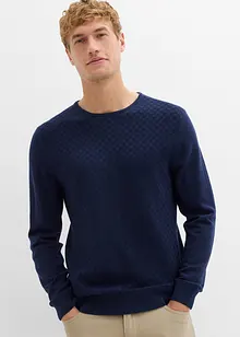 Pull en fine maille avec laine mérinos, bonprix