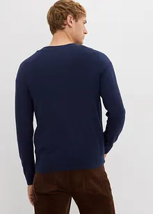 Pull en fine maille avec laine mérinos, bonprix