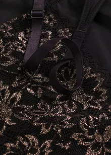 Body sculptant avec fil brillant, maintien léger, bonprix