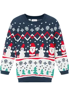 Pull de Noël enfant en coton, bonprix