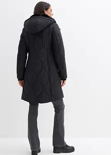 Manteau court avec surpiqûres diamant et fermetures zippées sur les côtés, bonprix
