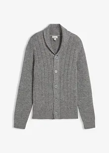 Gilet en maille à motif côtelé, bonprix