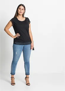 T-shirt boxy en coton, bonprix