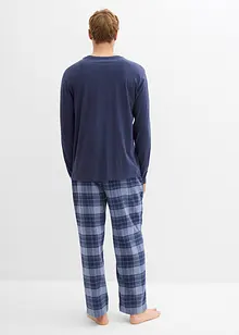 Pyjama avec pantalon en flanelle douce de coton, bonprix