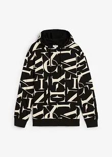 Sweat à capuche en coton, coupe loose, bonprix