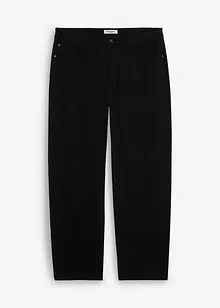 Pantalon droit en twill à taille élastiquée, loose, bonprix