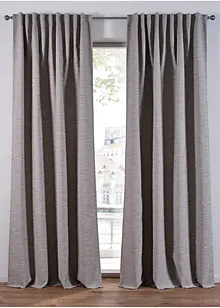 Rideau panneau assombrissant aspect tissé (1 pce), bonprix