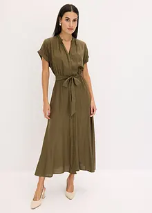 Robe-chemise en viscose fluide, bonprix