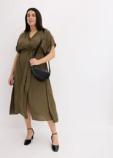 Robe-chemise en viscose fluide, bonprix