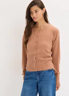 Gilet en fine maille de viscose mélangée, bonprix