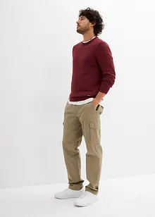 Pull en fine maille, coton recyclé majoritaire, bonprix