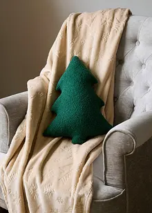 Couverture chaude motif sapins, bonprix