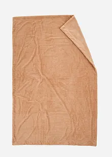 Plaid douillet aspect velours côtelé toucher cachemire, bonprix