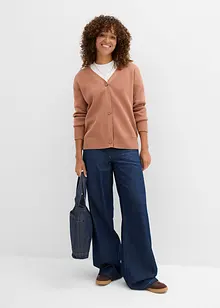 Gilet en fine maille milano, bonprix