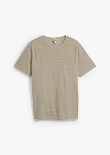 T-shirt 100% coton à l’imprimé minimaliste, bonprix
